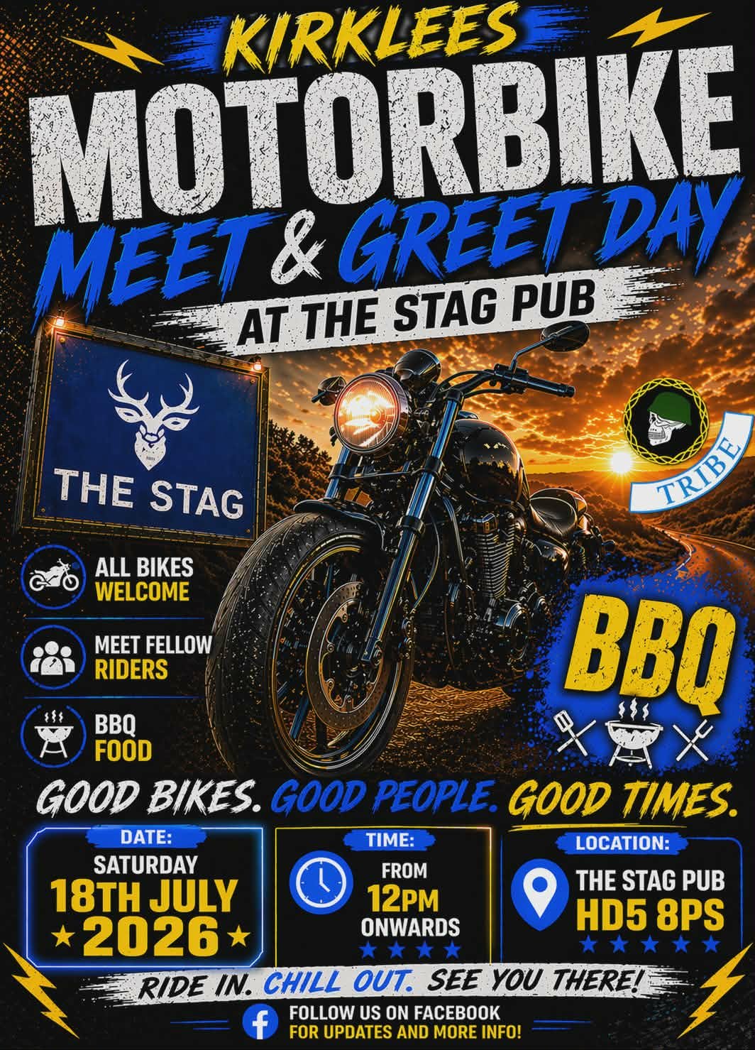 kirklees motorbike meet and greet day at the stag